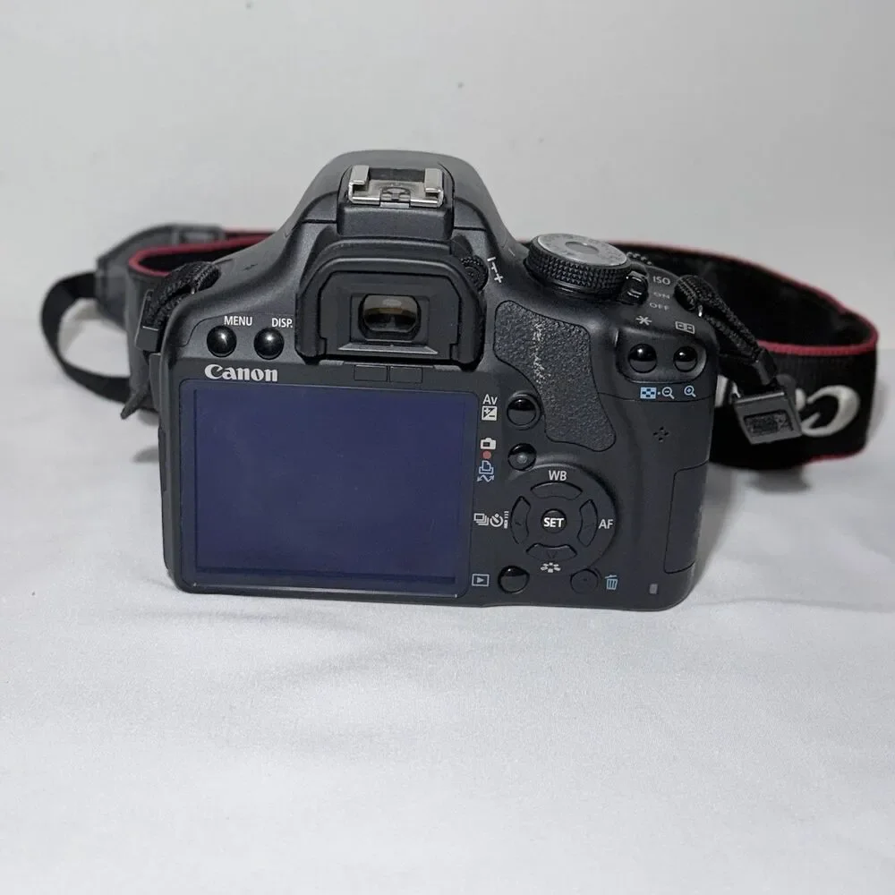 Canon Rebel T1i EOS Camera w/ EFS 18-55mm & 55-250mm Lenses + Carrying Bag